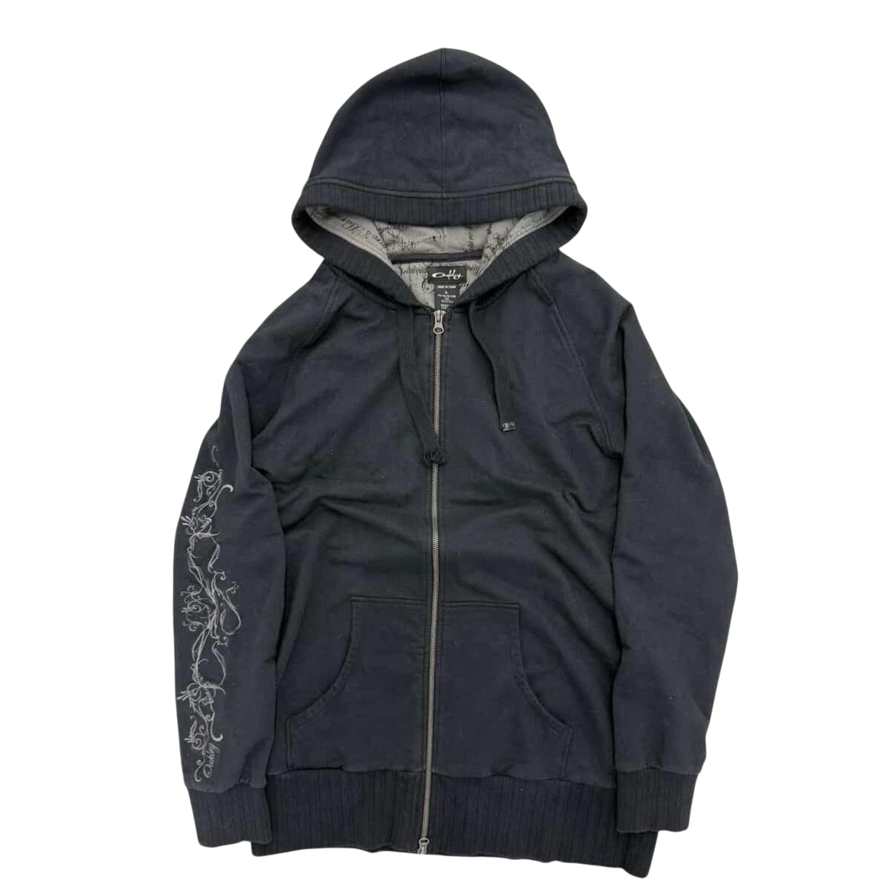 Y2K Oakley Double Zip Hoodie