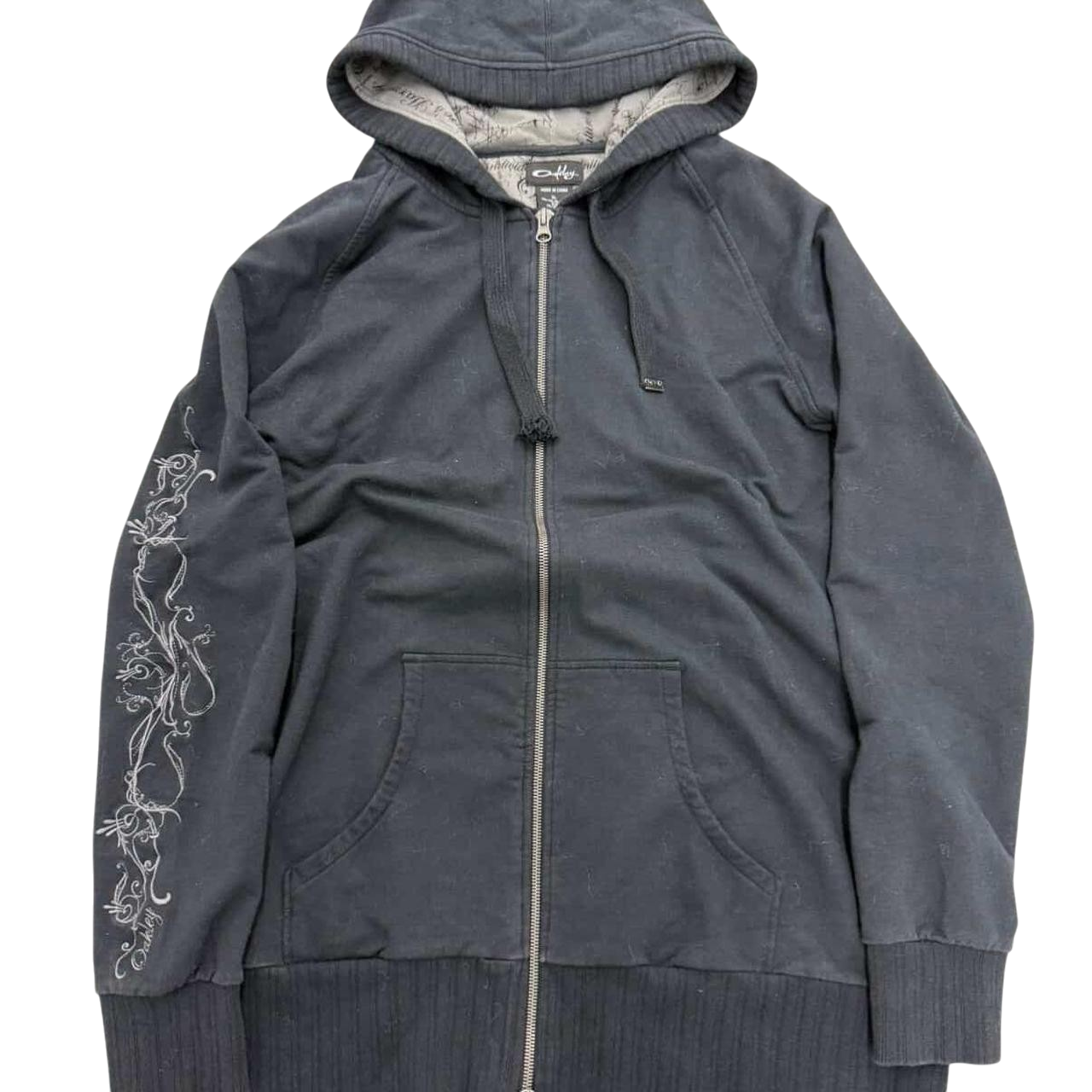 Y2K Oakley Double Zip Hoodie