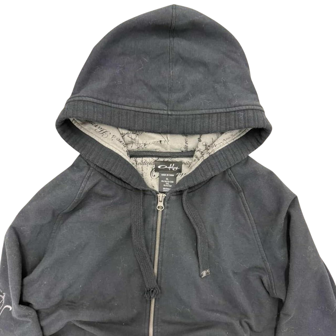Y2K Oakley Double Zip Hoodie