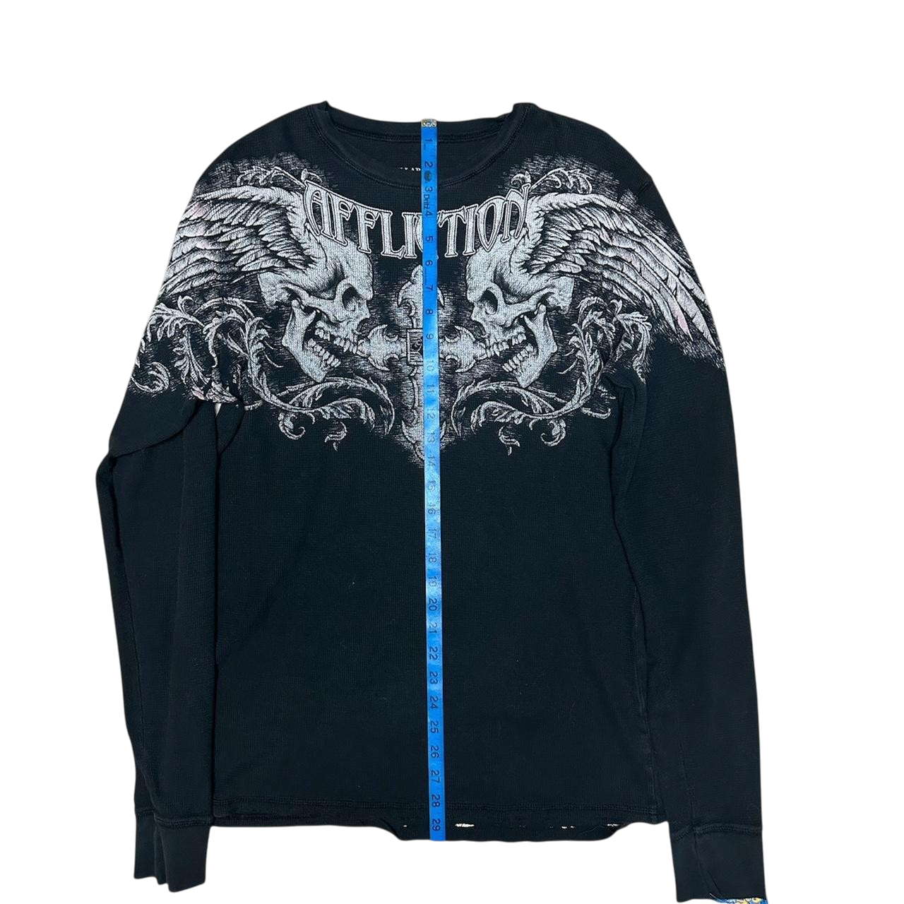 Y2K Affliction Skull & Wings Thermal Longsleeve
